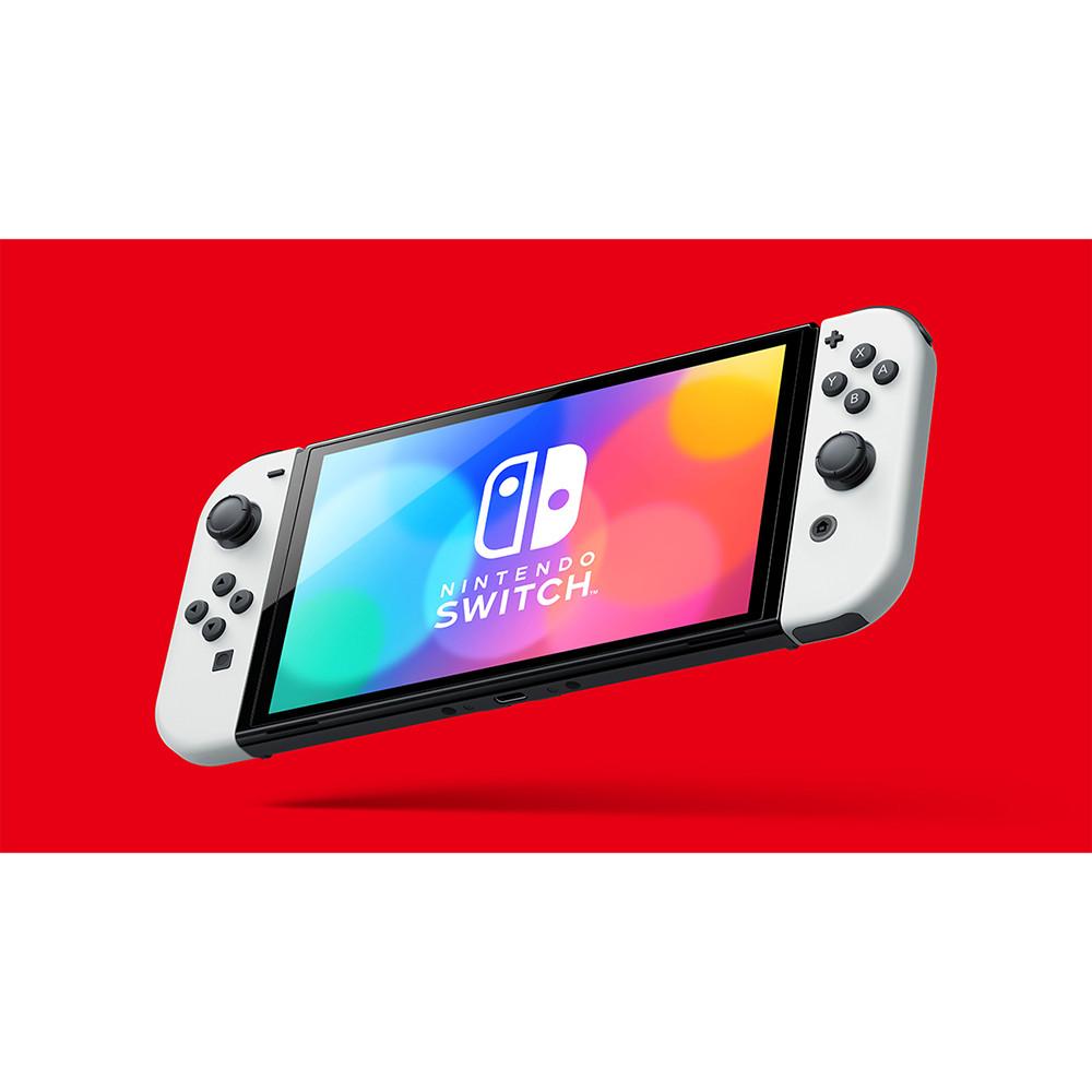 Console Nintendo Switch Oled Branco + Super Mario Bros. Wonder + Voucher Nintendo Switch Online 3 Meses