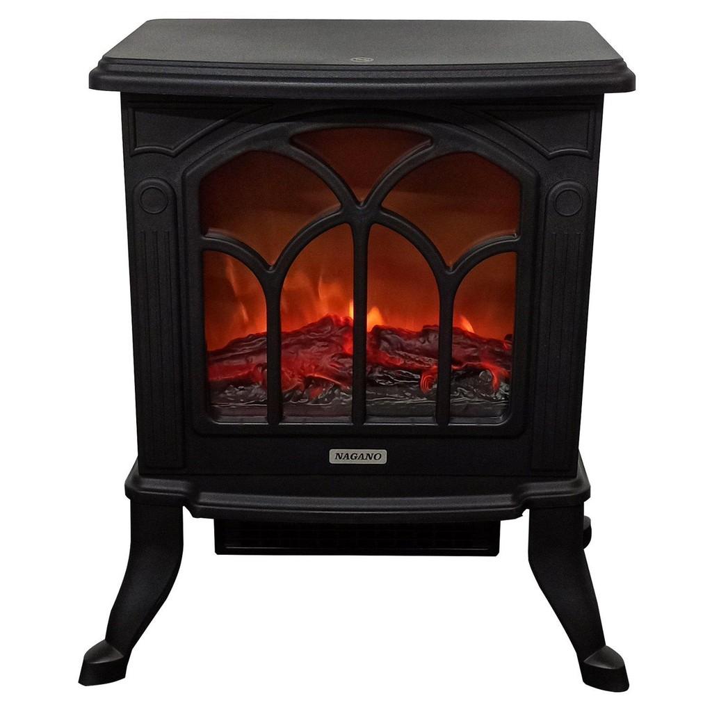 Aquecedor Elétrico Lareira Retrô Chama 3D - 220v