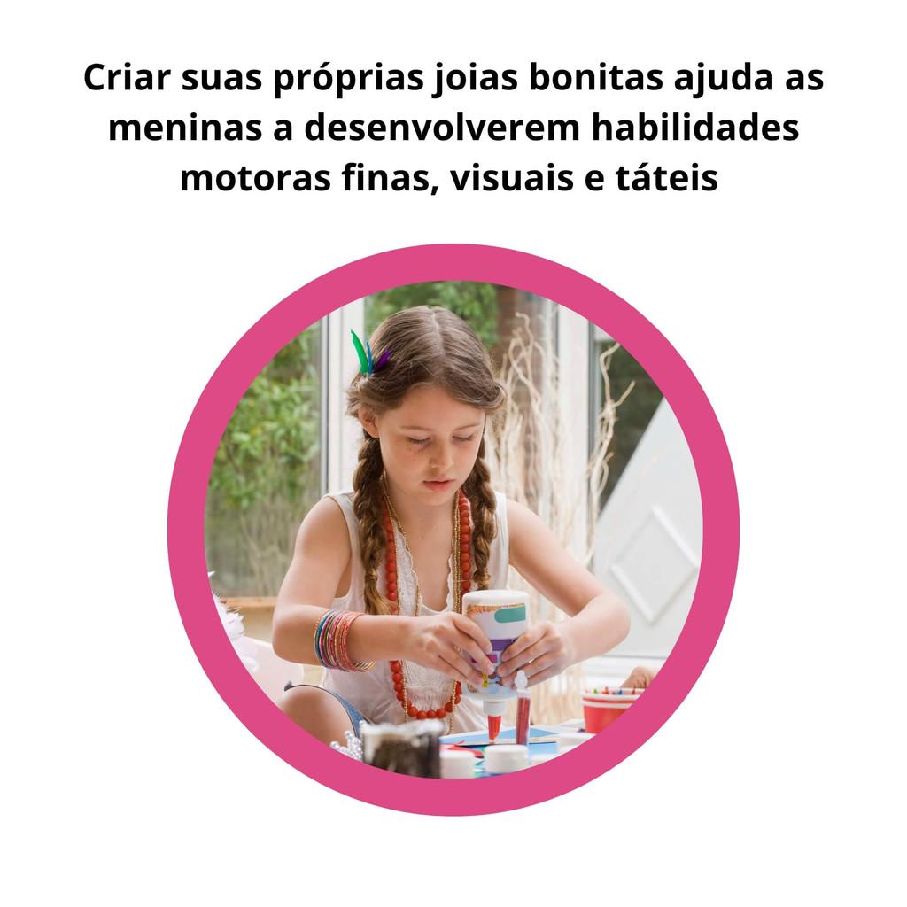 Brinquedo Crie Suas Próprías Joias My Style By Make It Real Think Pink Multikids
