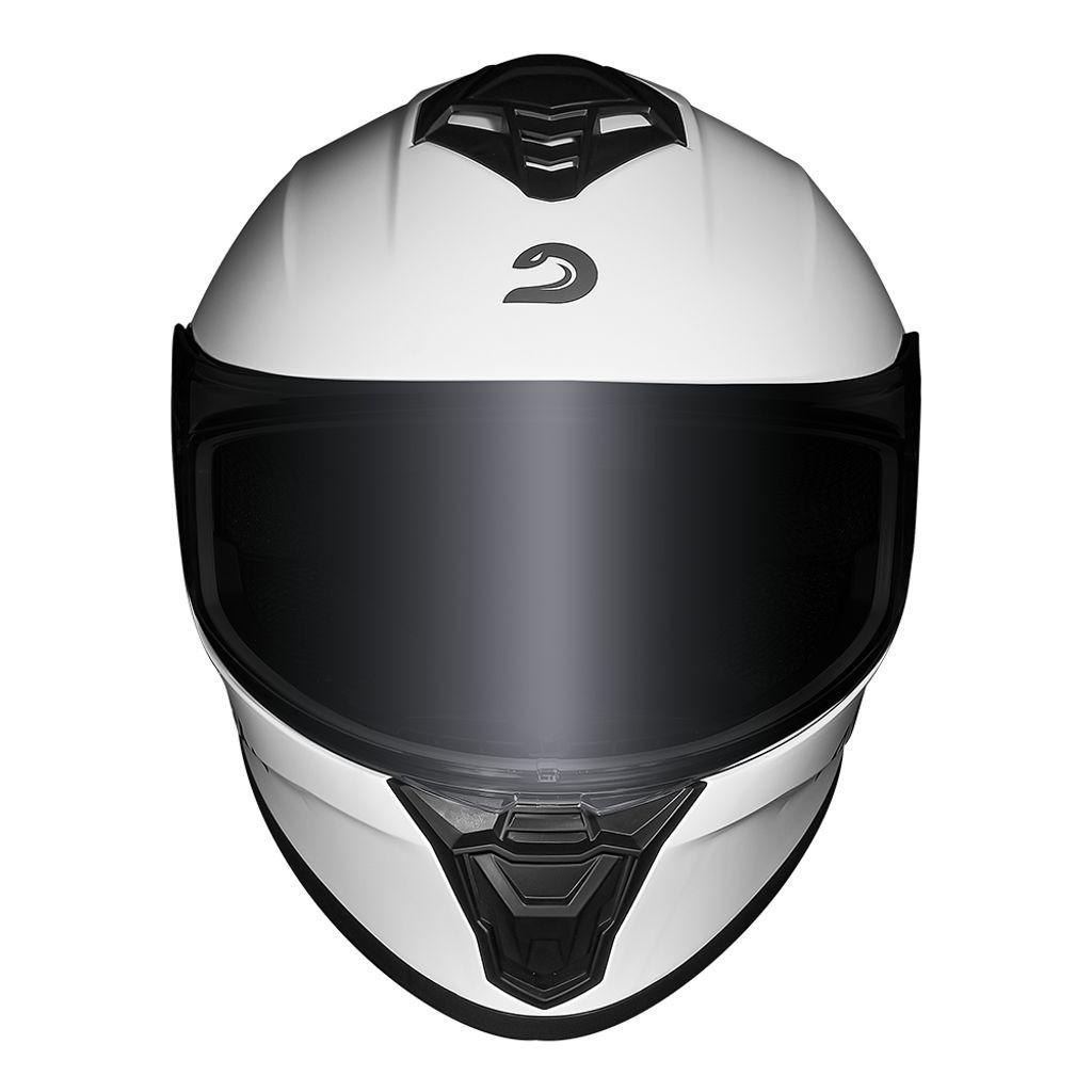 Capacete Race Tech Hit Monocolor Branco