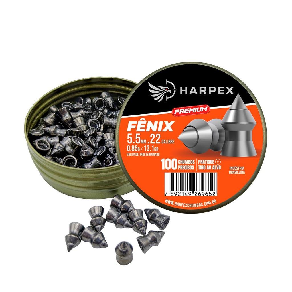Kit 10 Chumbinhos Fênix Premium 5.5mm 100 Un/cd - Harpex