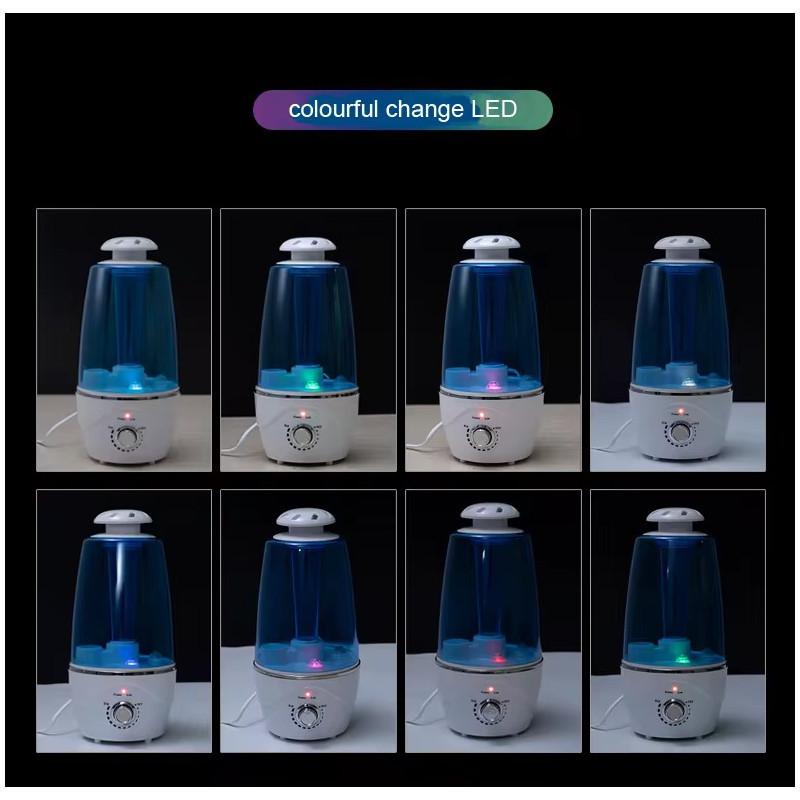 Umidificador De Ar 2L Aromatizador Luz LED Colorida Oásis Oih-6509