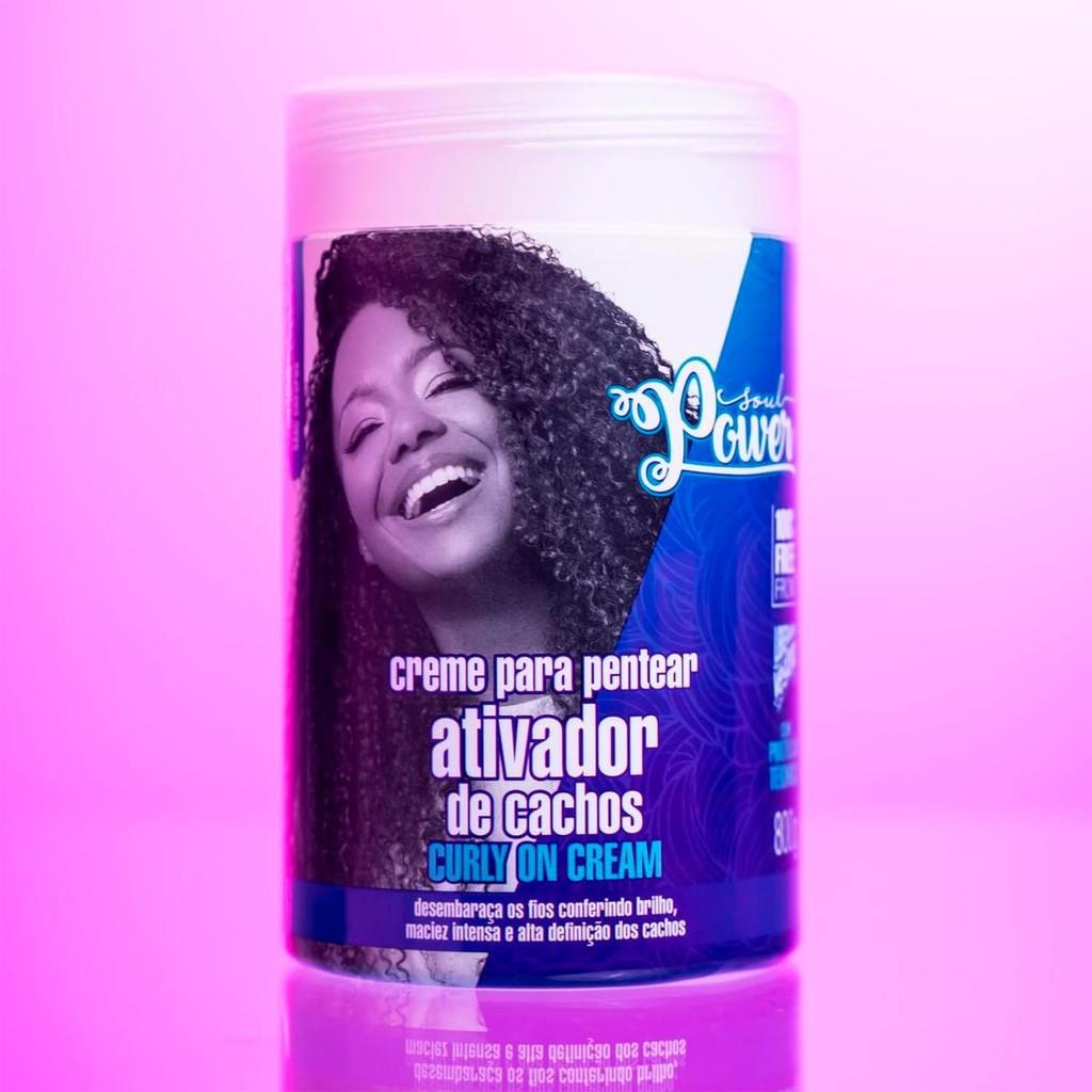Creme Para Pentear Ativador De Cachos Beauty Color Soul Power Curly On Cream 800g