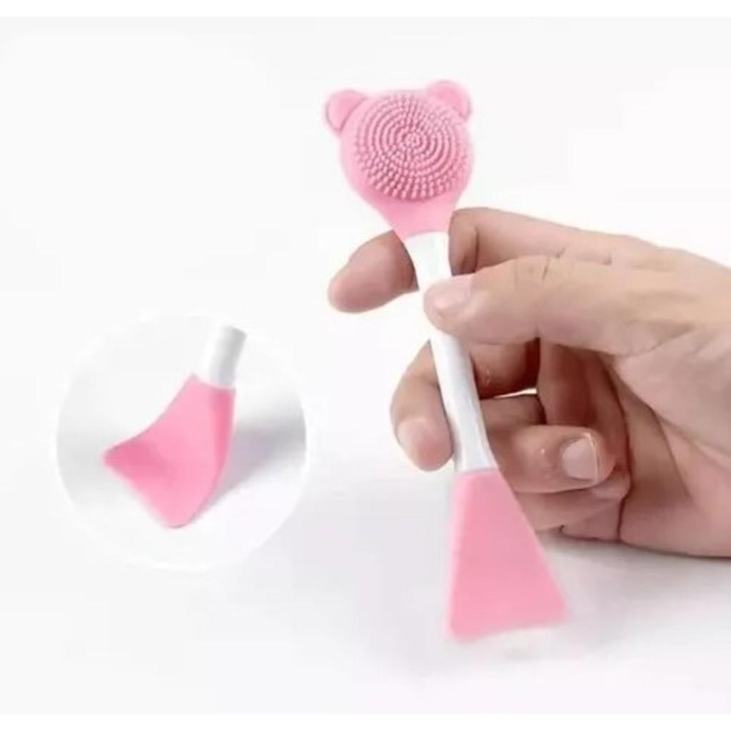 Kit 12 Pincel De Silicone Para Aplicação De Máscara E Esfoliação Facial- Skincare/Pincel Macio Para Cosméticos