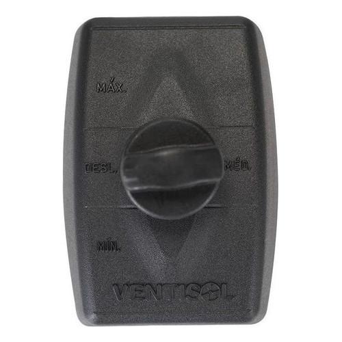 Ventilador De Parede Ventisol Comercial Preto 147W Com 3 Pás De Plástico 60cm De Diâmetro 127/220v