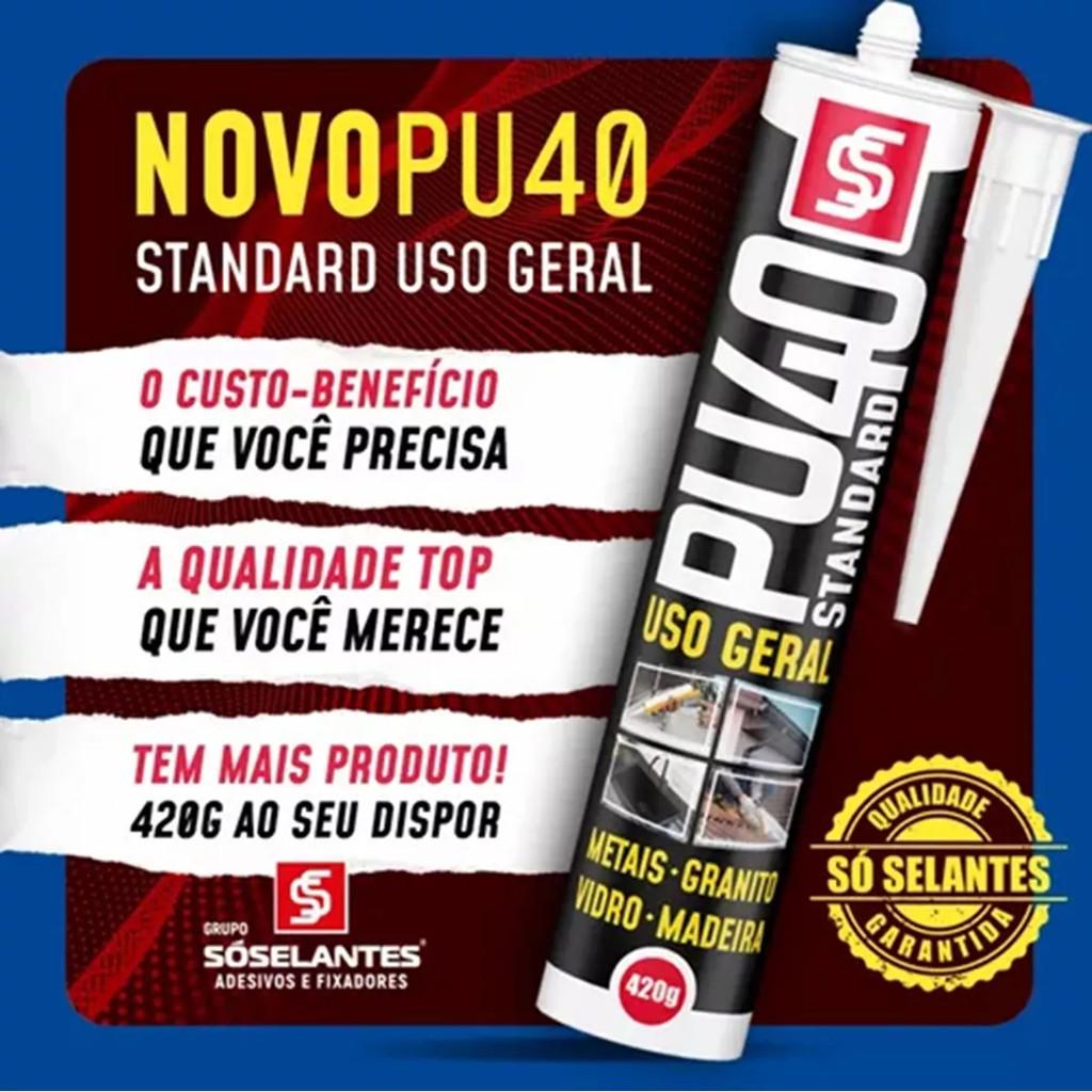 Silicone Selante Pu40 Cola Tudo Para Placa 3D Profissional Flex 400gr