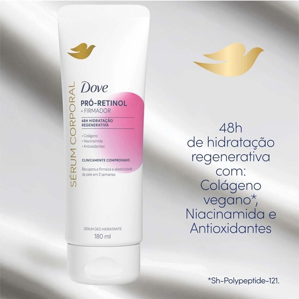 Kit 3 Und Dove Sérum Corporal Pró-retinol 180ml