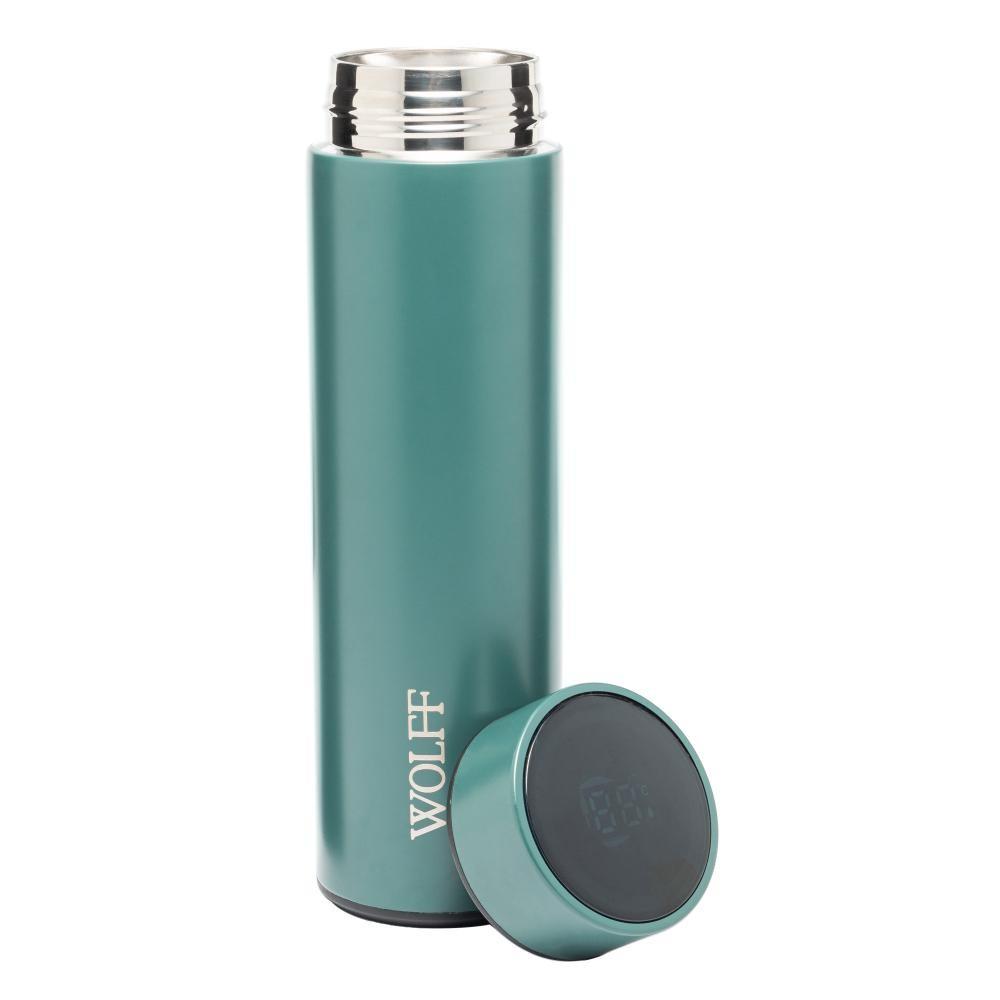 Garrafa Térmica Wolff De Aço Inox Verde 500ml Prática Térmica