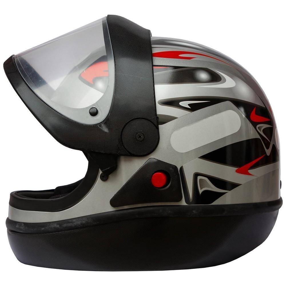 Capacete Moto San Marino Prata 56