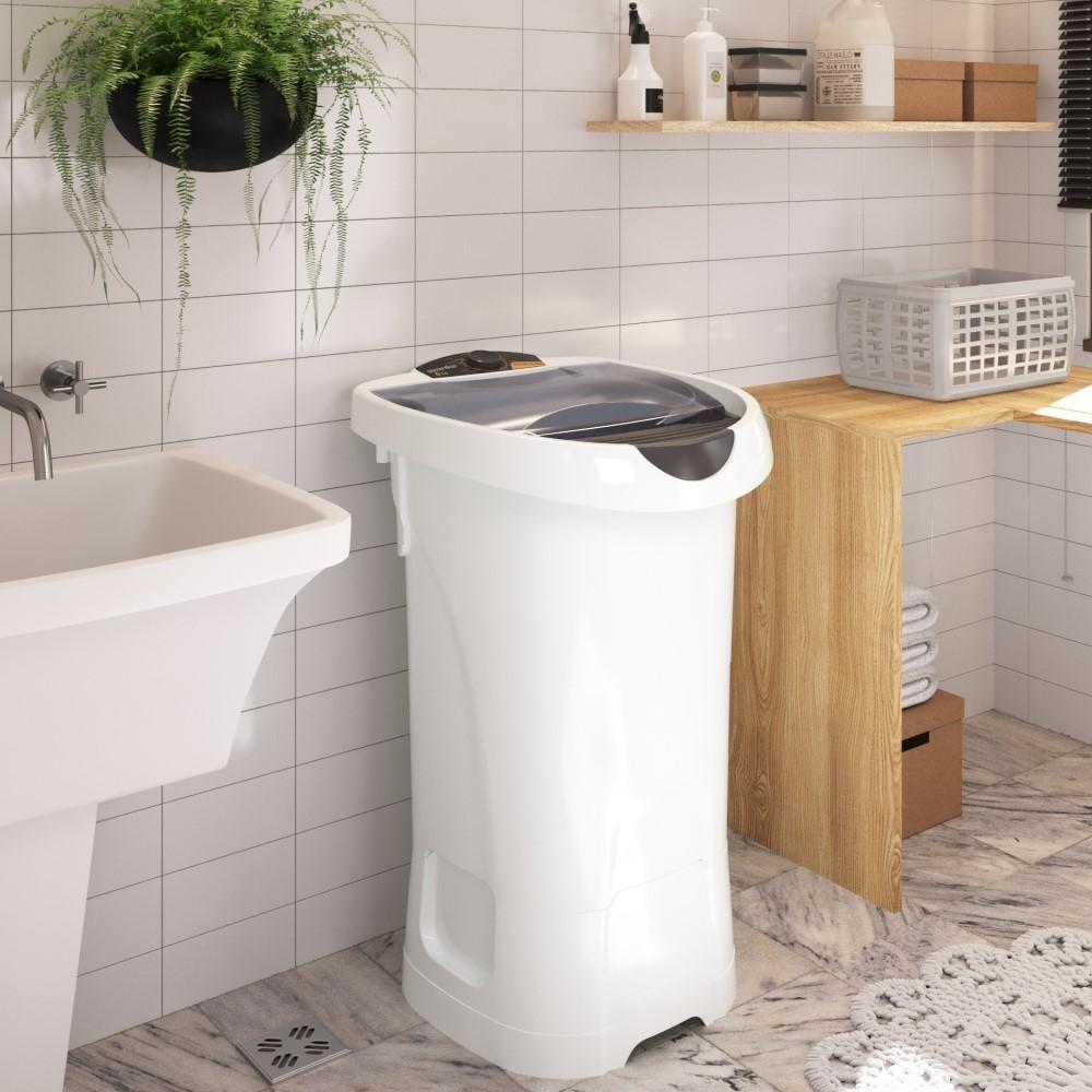 Tanquinho 5kg Máquina De Lavar Roupa Lavadora 127v/60 Hz Compacta Branco Fume Lavanderia Wanke