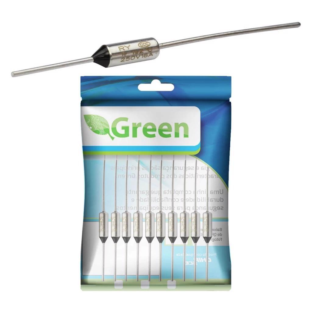 Kit Jogo Fusível Térmico 10a-16a Bivolt Até 250v Para Eletrodomésticos Em Geral Profissional