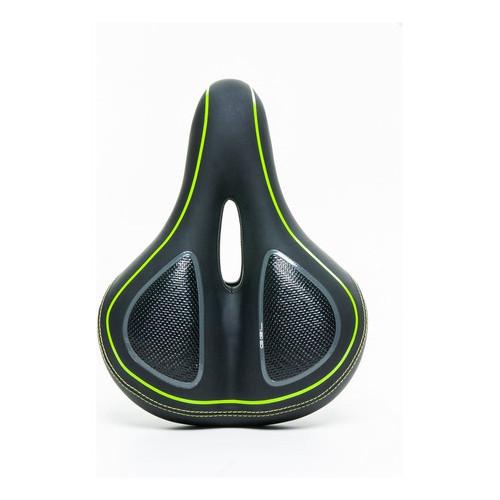 Selim Banco Bike Spinning Treino Vazado 200/260mm Absolute Cor Verde