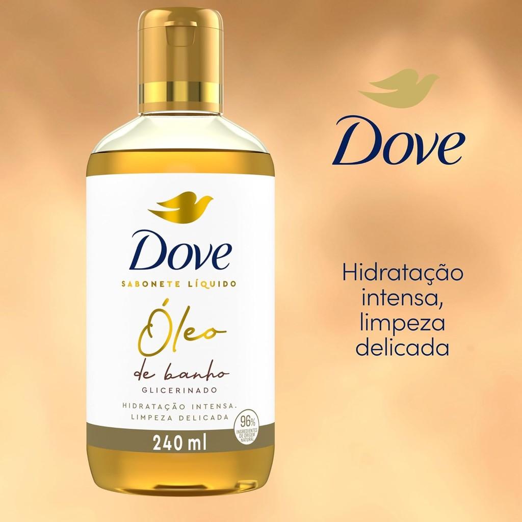 Sabonete Liquído Óleo De Banho Glicerinado 240ml Dove