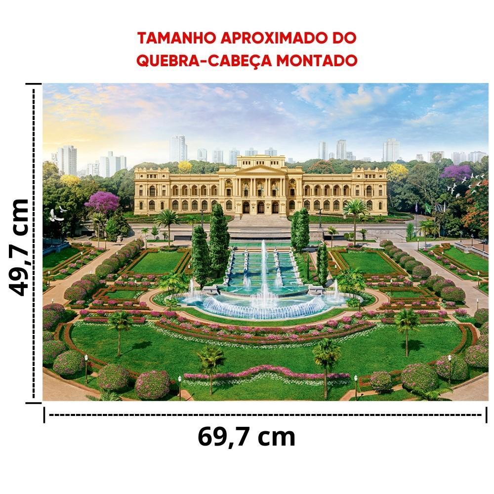 Quebra Cabeça Museu Do Ipiranga 1000 Peças Grow Puzzle Jogo Paisagem Brinquedo Brasil São Paulo Sp