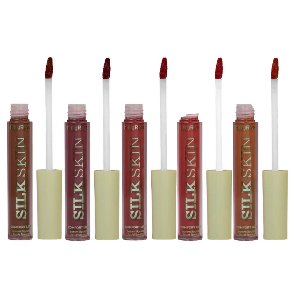Batom Liquido Ruby Rose Confort Lips Silk Skin Hbl6201