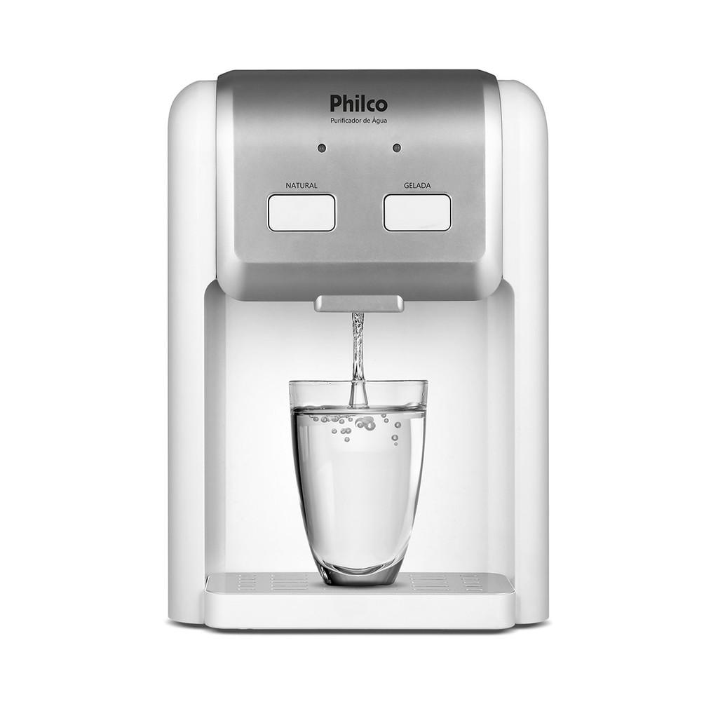 Purificador De Água Philco Ppu11b Água Natural E Gelada Cinza Bivolt