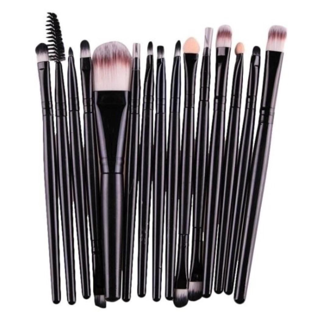 Kit 20 Pcs Pincéis De Maquiagem
