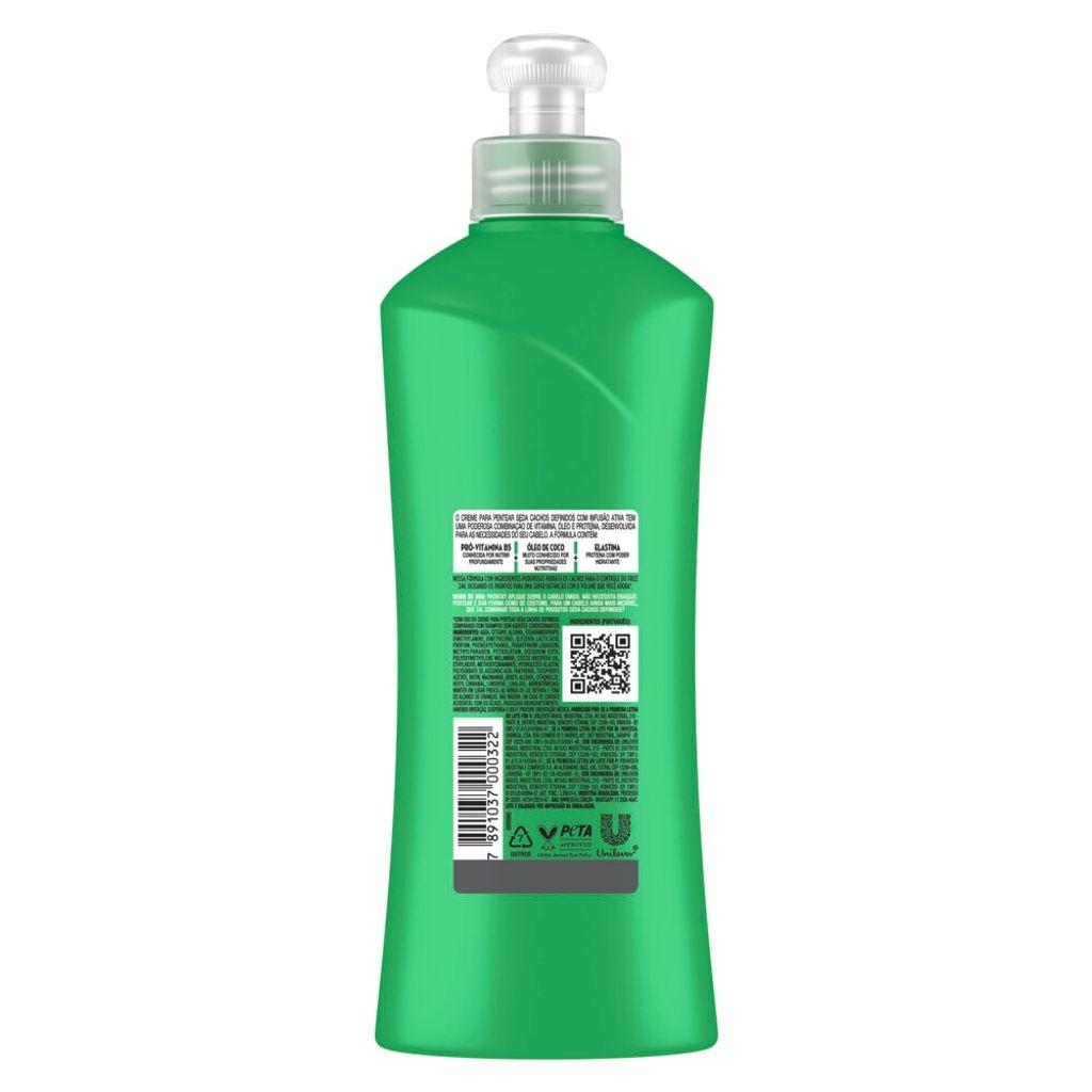 Creme De Pentear Seda Cachos Definidos Com 300ml
