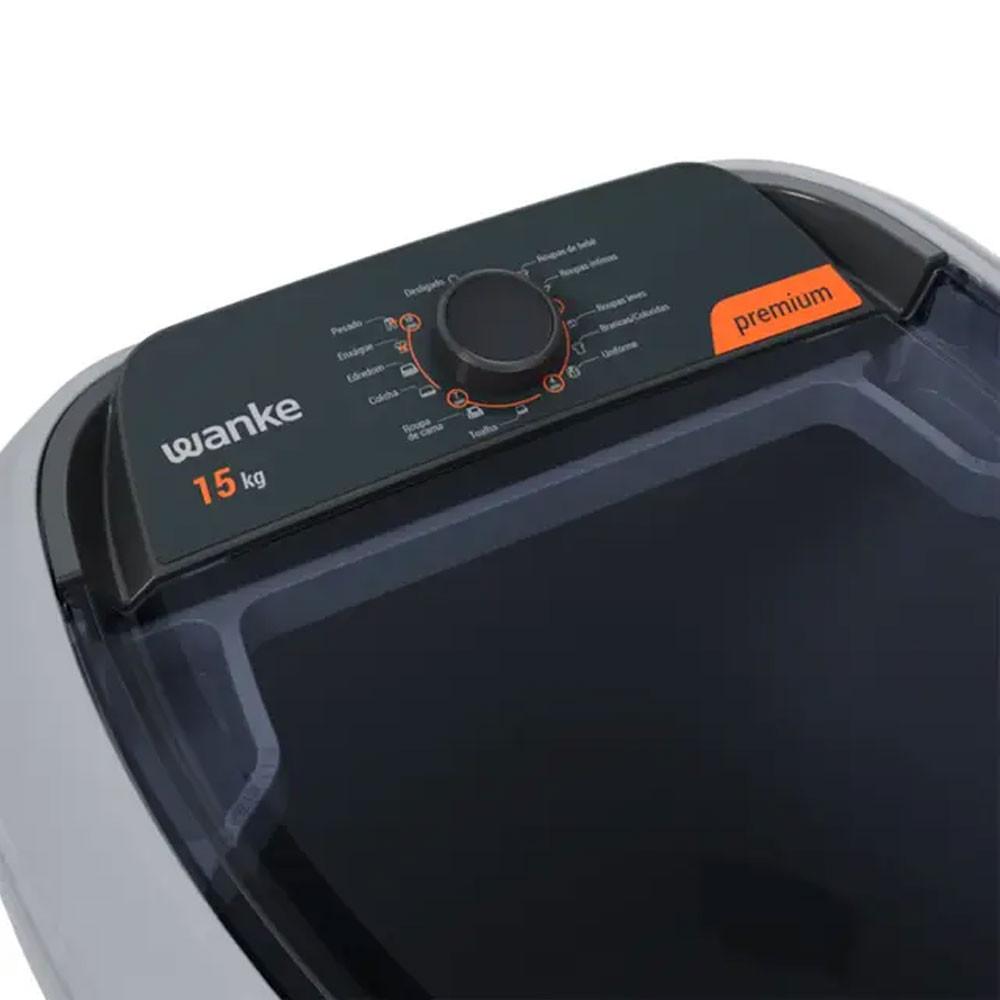 Tanquinho Wanke Premium 15kg Semiautomática 10 Programas
