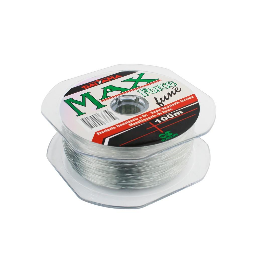 Linha De Pesca Monofilamento MAX Force Fumê 100m - Maruri