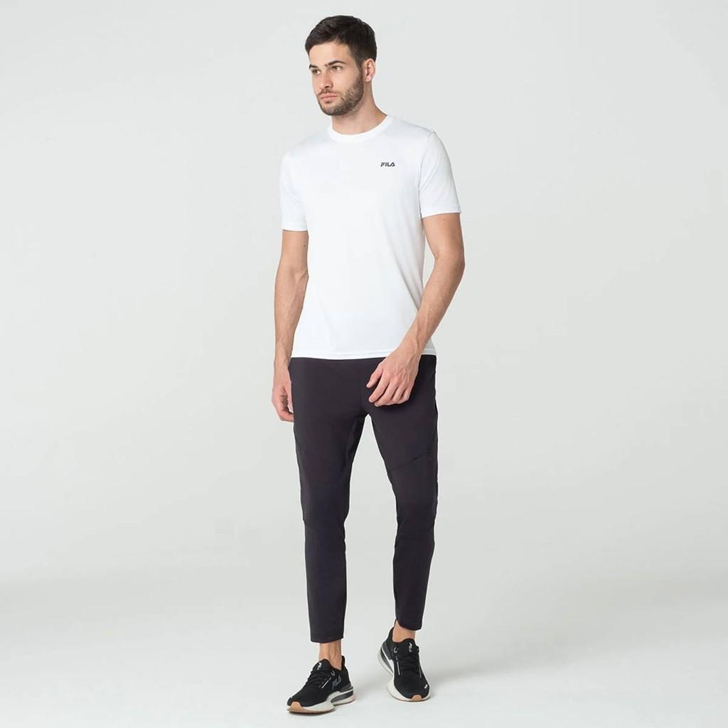 Camiseta Fila Basic Sports Ii Branco E Prata