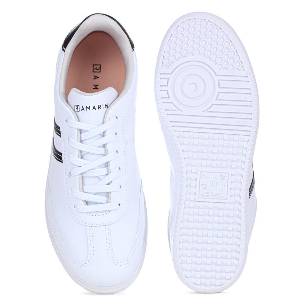 Tênis Ramarim Snk 0001 Branco E Preto - Feminino