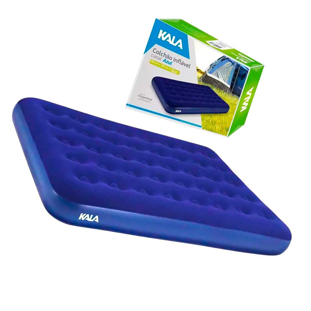 Kit Acampamento Barraca Para Até 4 Pessoas Com Colchão Inflável De Casal Kala