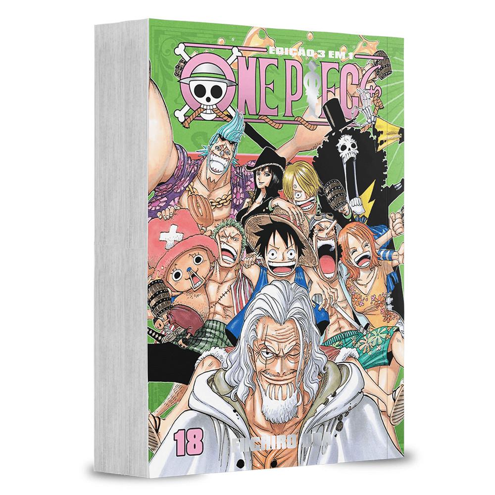 Mangá One Piece 3 Em 1 - 18 - Editora Panini - Novo/lacrado
