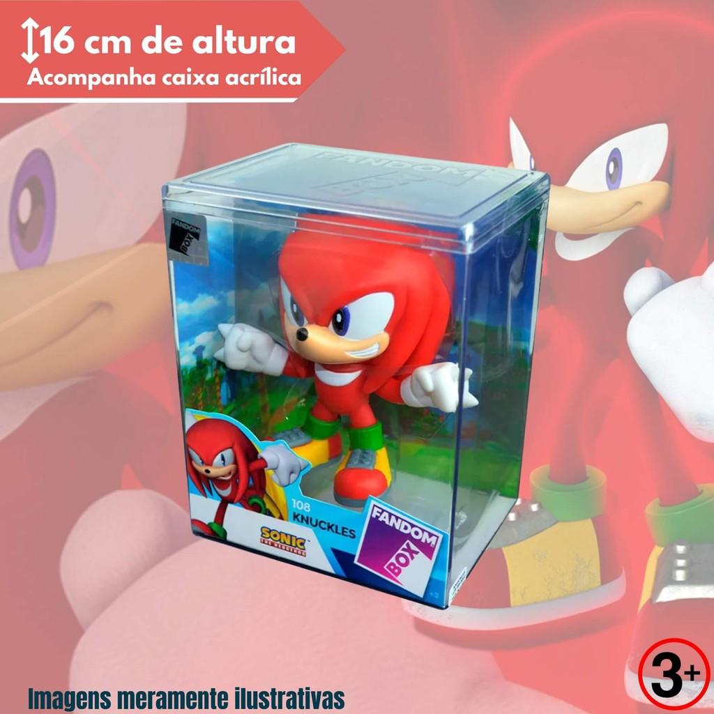 Fandom Box Turma Do Sonic 16cm Boneco Miniatura Colecionável Vinil Atoxico Lider
