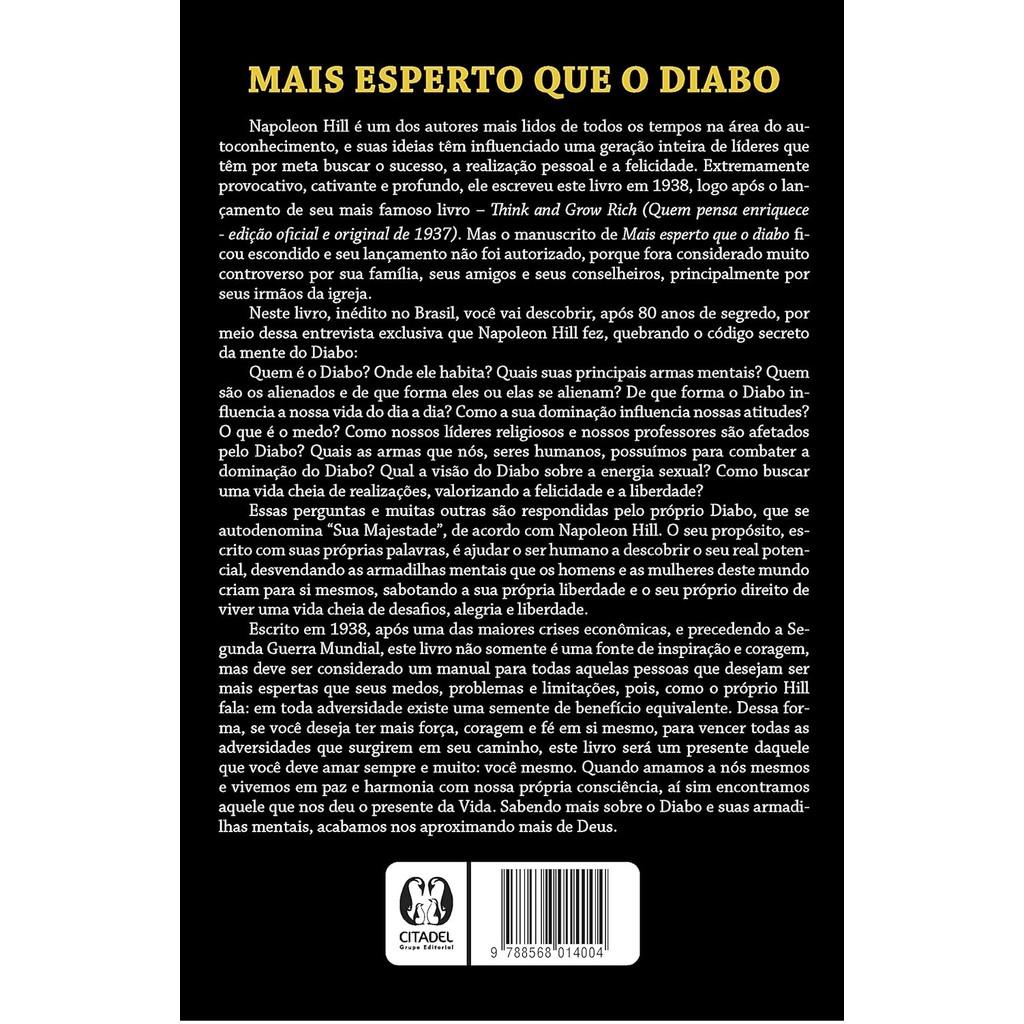 Mais Esperto Que O Diabo Versão De Bolso Napoleon Hill