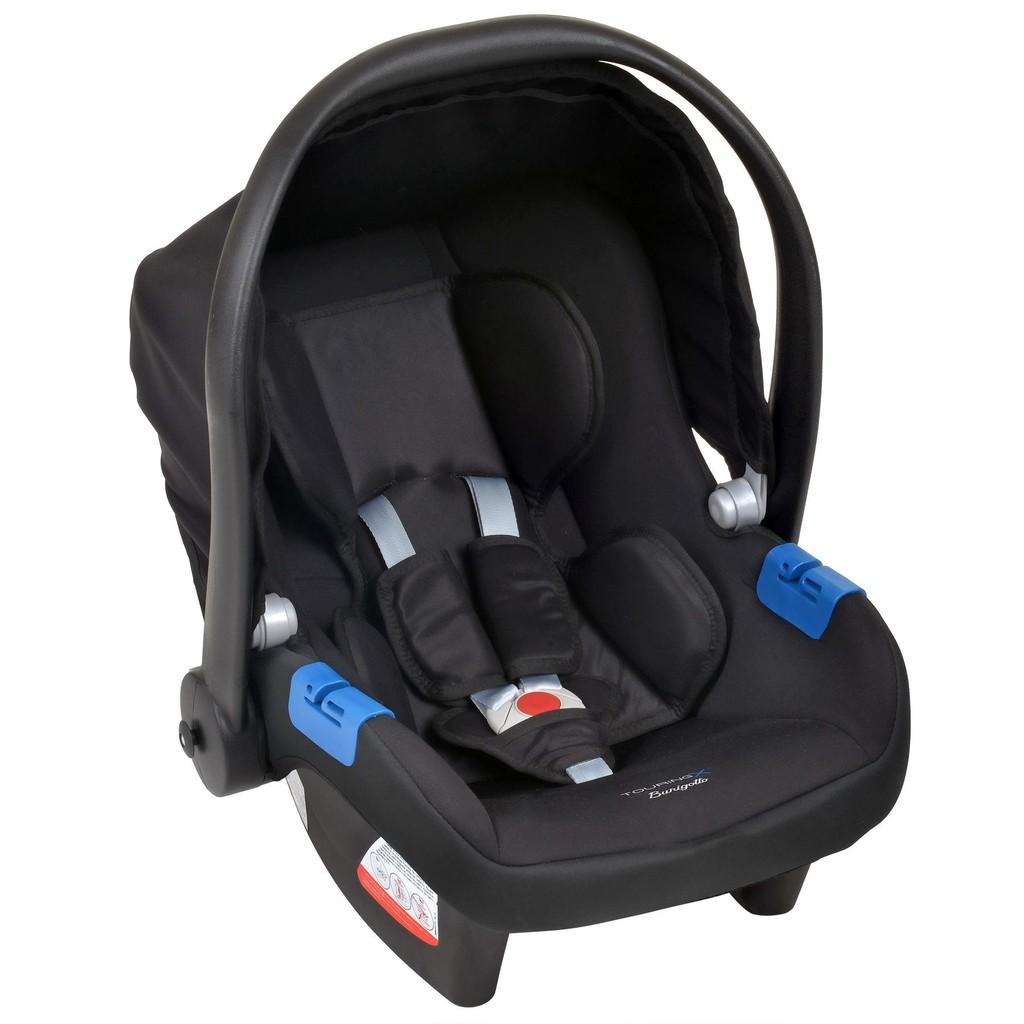 Carrinho De Bebê Burigotto E Bebê Conforto Ecco Preto Cobre