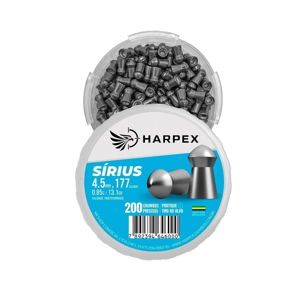 Chumbinho Sirius 4.5mm 200 Unidades - Harpex