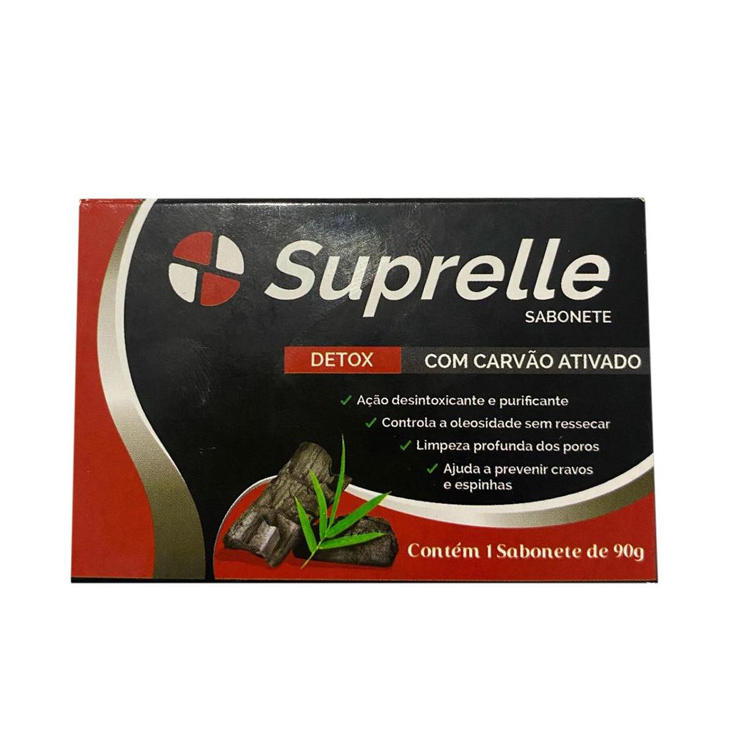 Sabonete Suprelle Carvao Ativado 90G