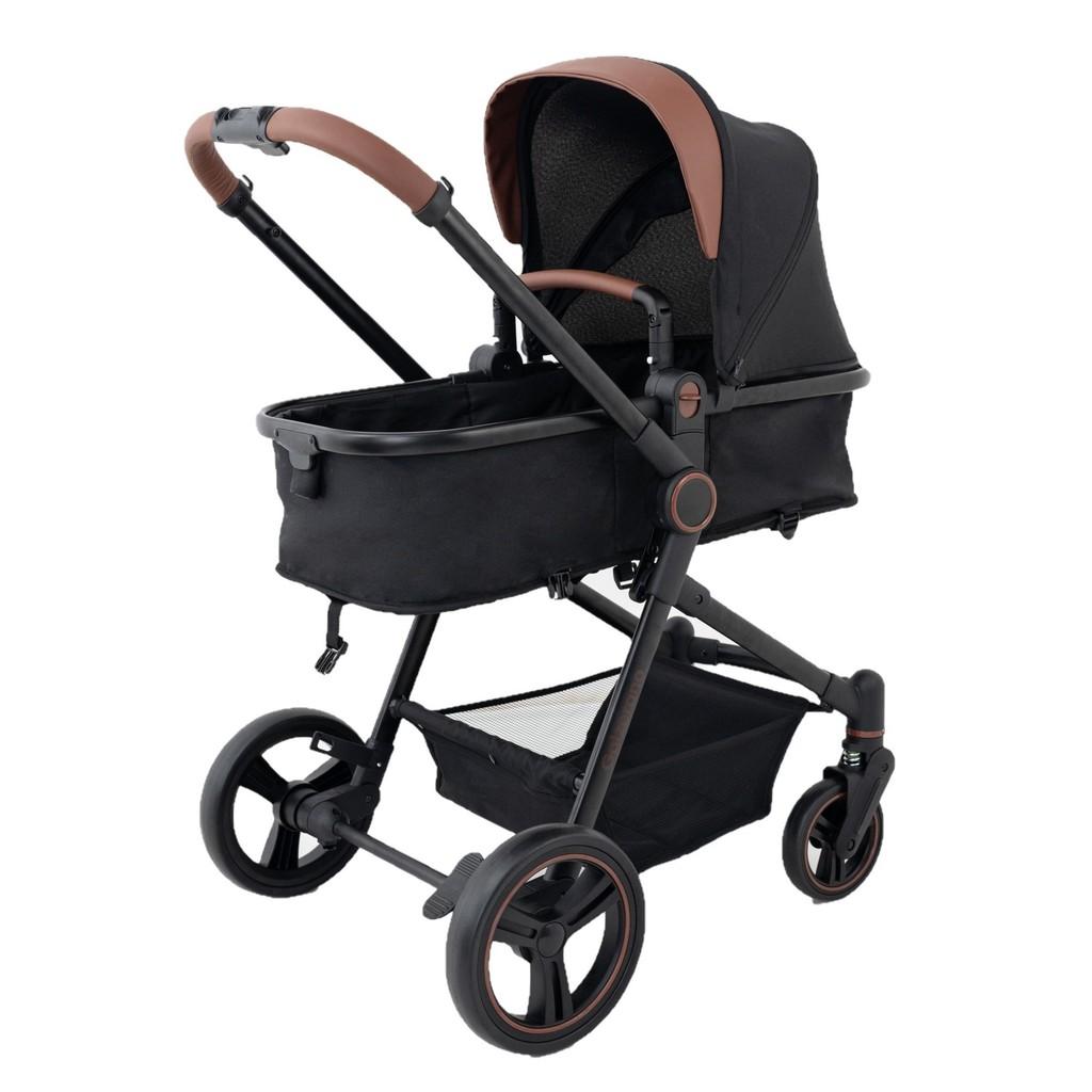 Carrinho De Bebê Ivy Black Berço-passeio E Moisés Galzerano