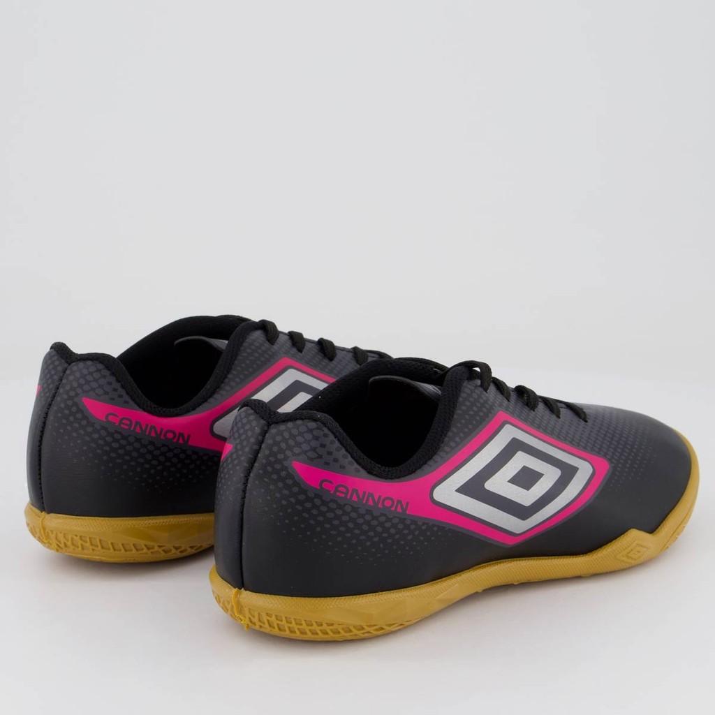 Chuteira Umbro Cannon Futsal Juvenil Preta
