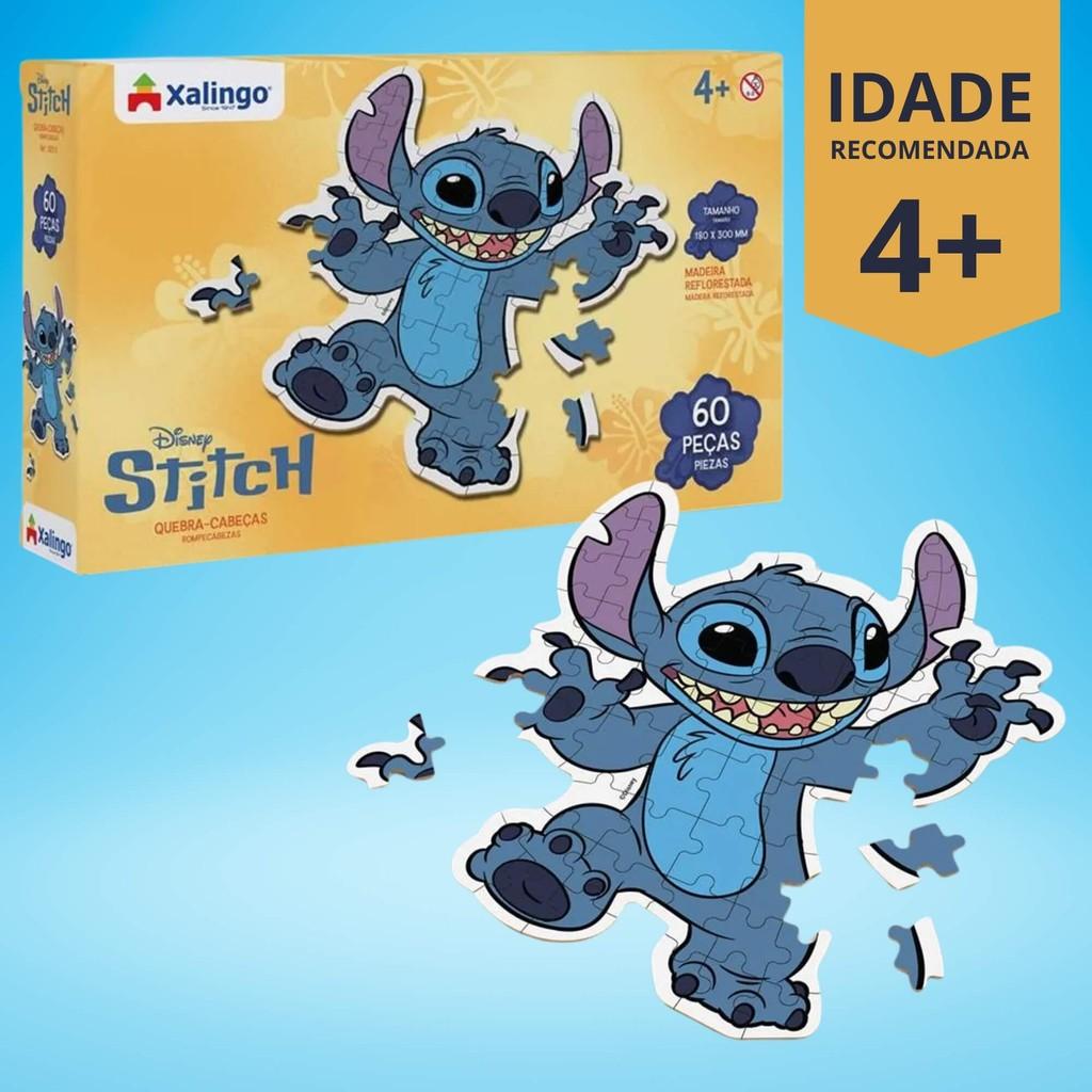 Quebra-cabeça Infantil Stitch 60 Peças Xalingo