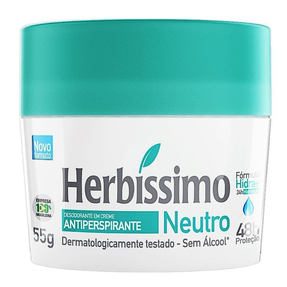 Herbíssimo Desodorante Creme Neutro Com 55G