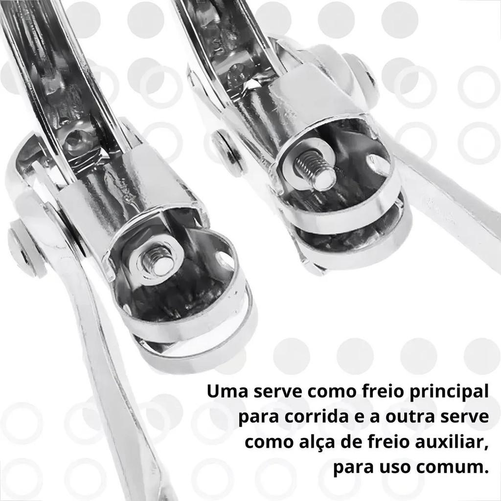 Par Manete Maçaneta Speed Dupla Caloi 10 Monark 10 Alumínio