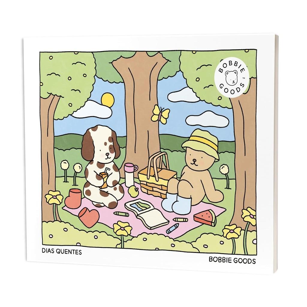 Livro De Colorir Oficial Bobbie Goods Dias Quentes (spring Summer) Capa Brochura