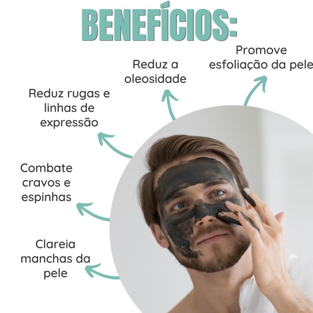 Kit 2 Argilas Branca Pó Esfoliante Facial Corporal Labotrat