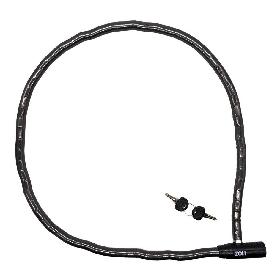Cadeado Articulado Antifurto Moto Bike Zoli Chave K3 18 X 1500 Mm
