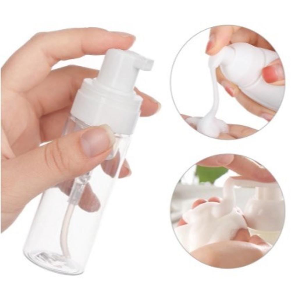 Frascos Pump Espumador 50ml/100ml120ml150ml Válvula Espumadora Para Limpeza De Cílios E Sombracelhas