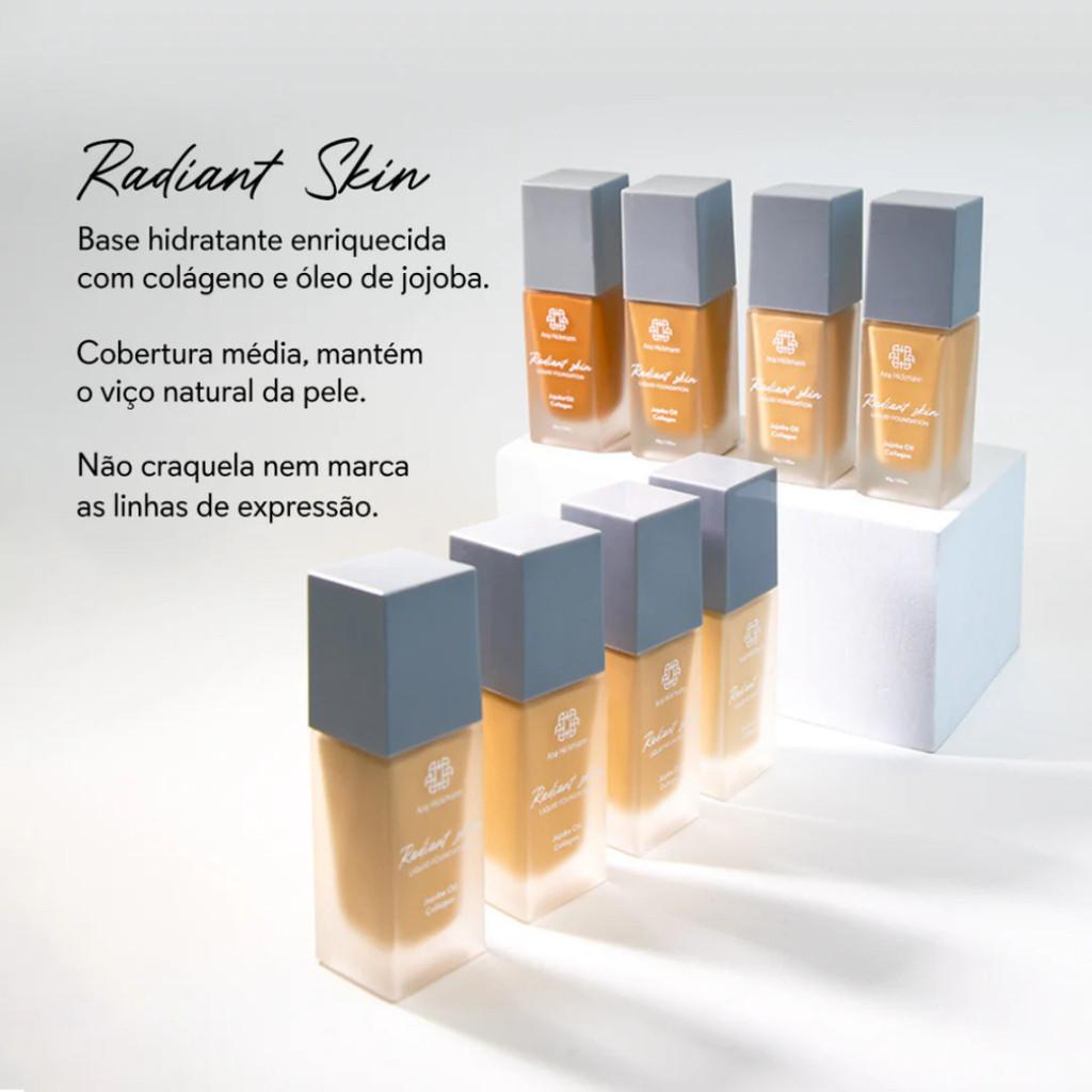 Maquiagem Base Líquida Semi Matte Radiant Skin R6 Ana Hickmann