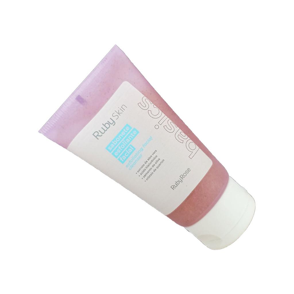 Sabonete Esfoliante Facial Ruby Rose Basics 80g Hbs3400