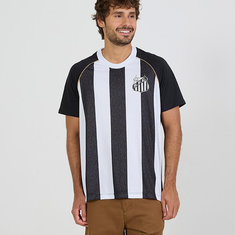 Camisa Santos Mosaico Masculina Oficial
