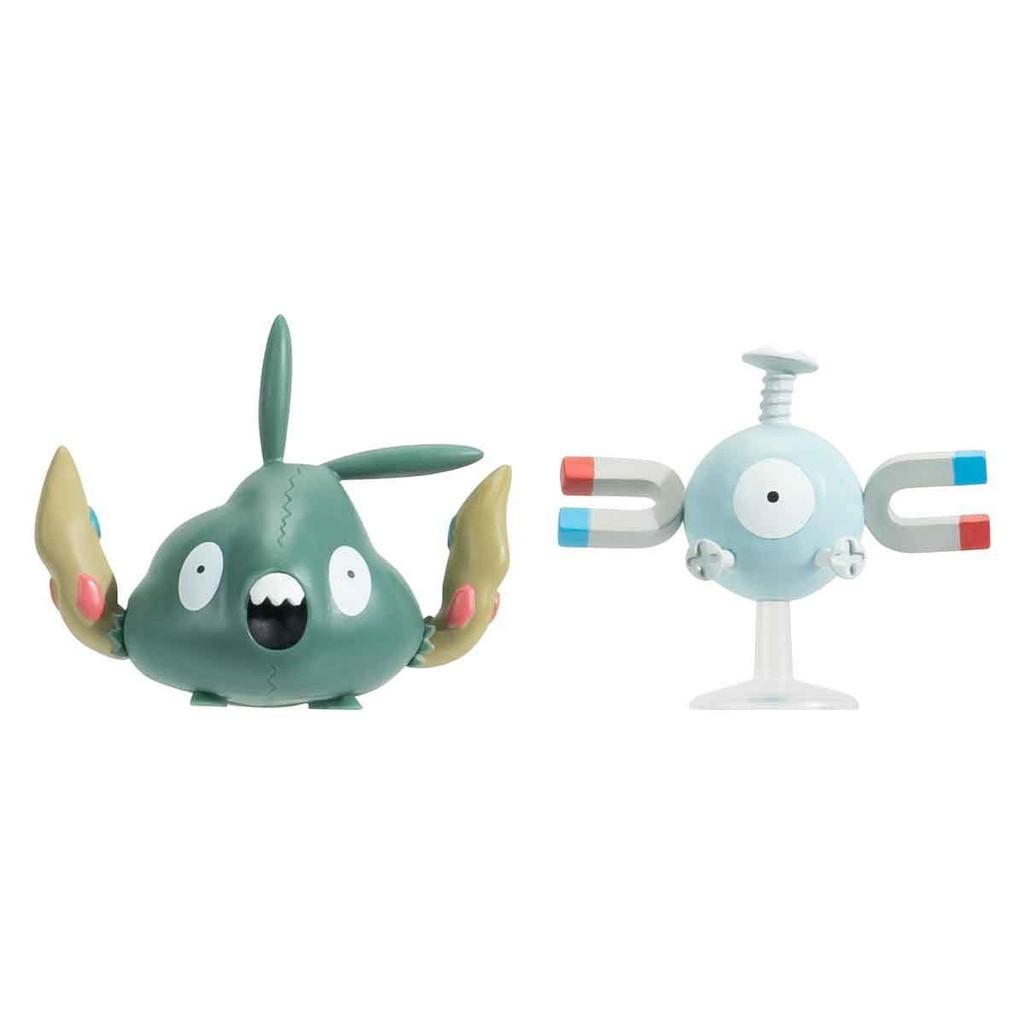 Rua Da Cidade 15cm Com Boneco Magnemite E Trubbish - Pokémon
