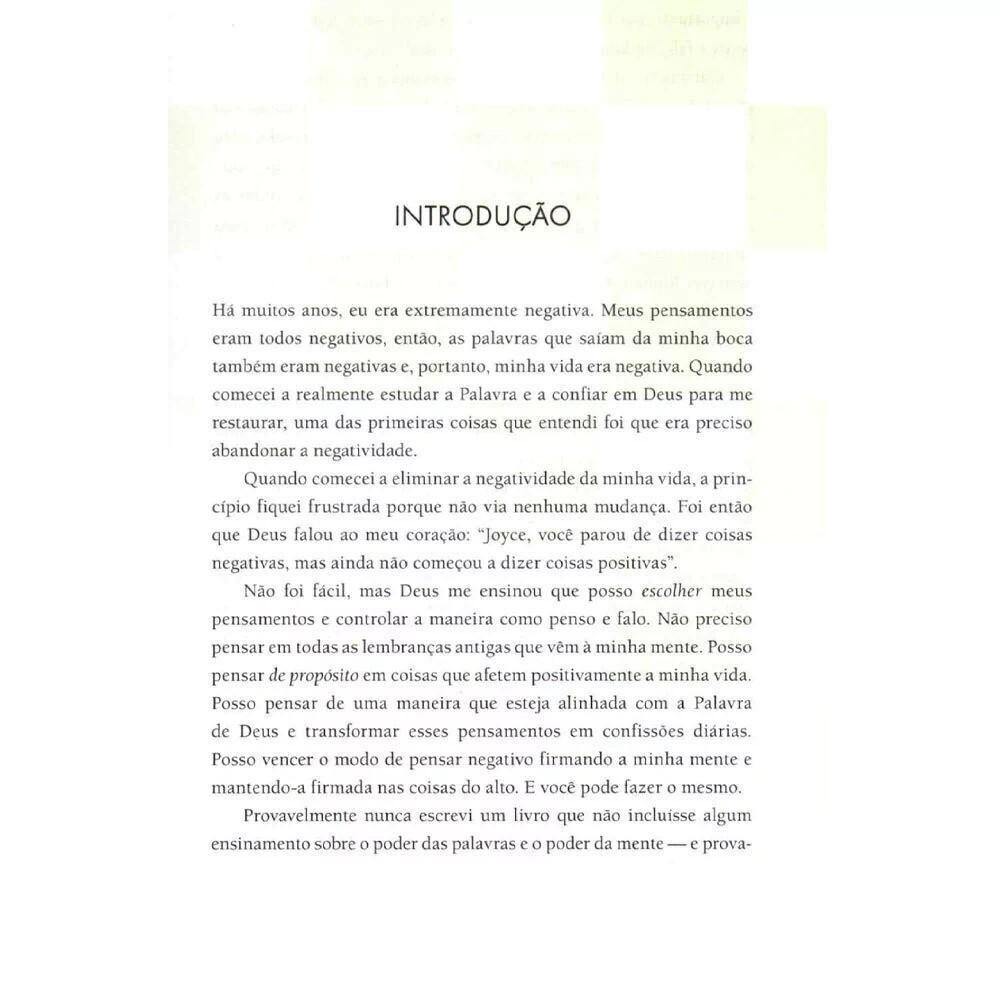 Devocional Pensamentos Poderosos Joyce Meyer