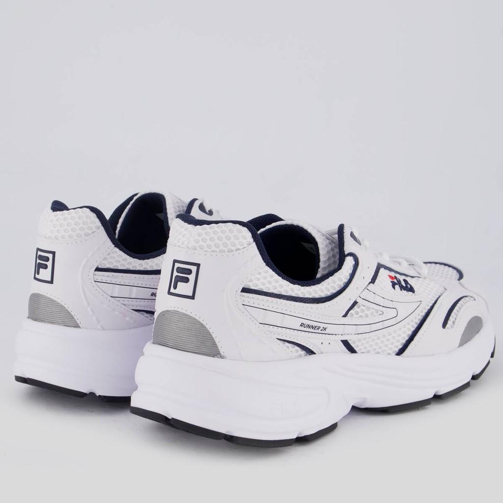Tênis Fila Runner 2k Branco E Marinho