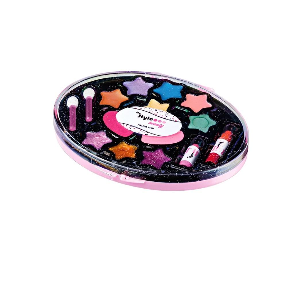 Estojo De Maquiagem Sortida Infantil My Style Beauty Paleta Diva +5 Anos - Multikids
