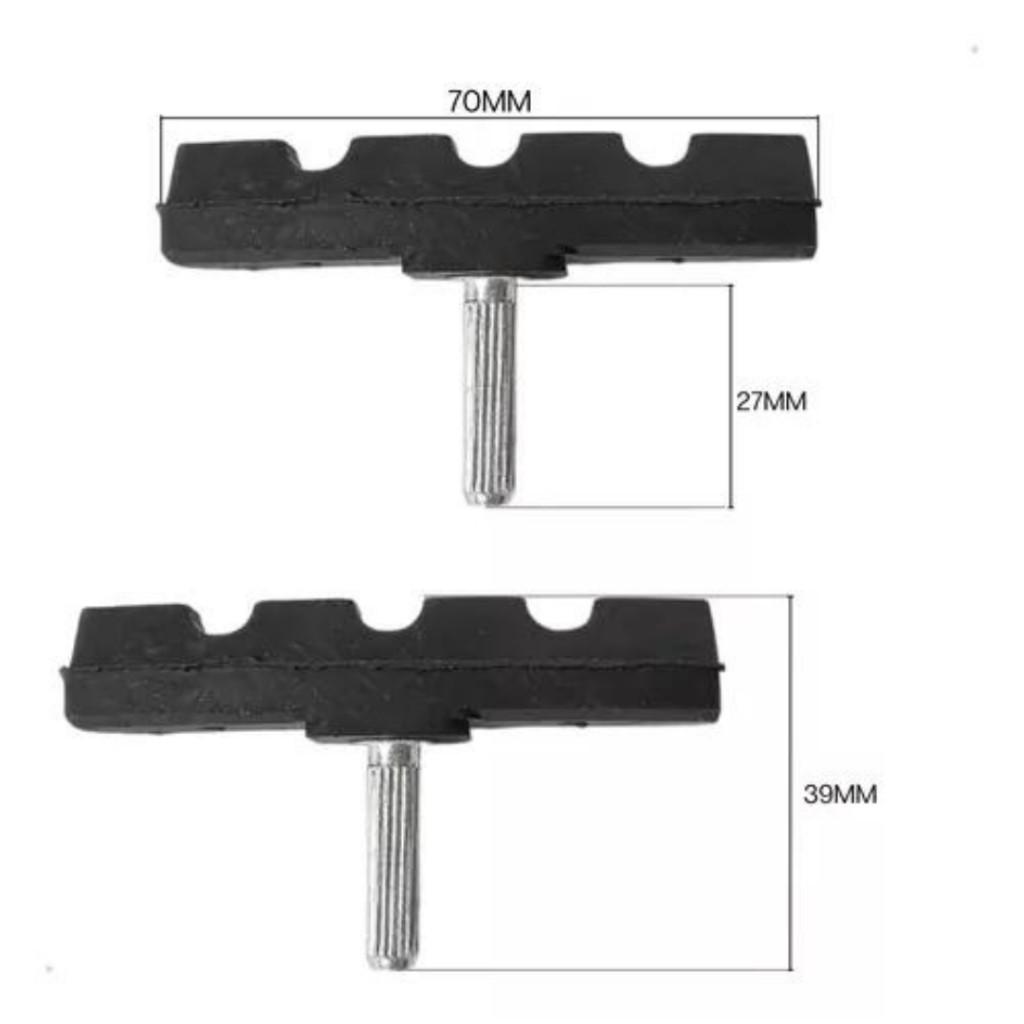 25 Pares De Sapatas Para Freio V-brake Cantilever 70mm Pino Bicicleta
